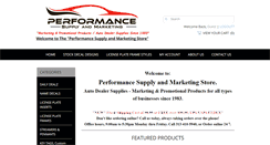 Desktop Screenshot of performancesupplyandmarketing.com